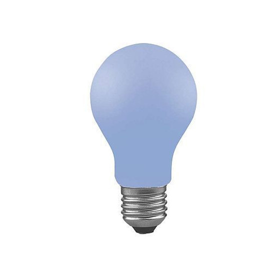 Retro Glühbirne Lampe, Glas, blau - LED-Licht - Traumflug Onlineshop