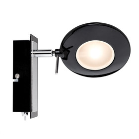 Paulmann 602.47 Orb Strahler LED 1x3W Schwarz/Chrom inkl....