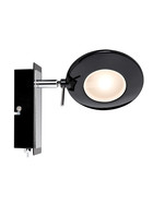 Paulmann 602.47 Orb Strahler LED 1x3W Schwarz/Chrom inkl. Leuchtmittel