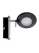 Paulmann 602.47 Orb Strahler LED 1x3W Schwarz/Chrom inkl. Leuchtmittel