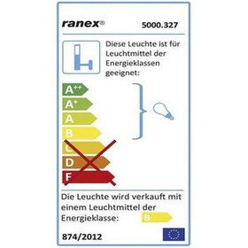 Ranex 5000.327 Volar Wandleuchte 1x9W Energiesparlampe inkl. Leuchtmittel