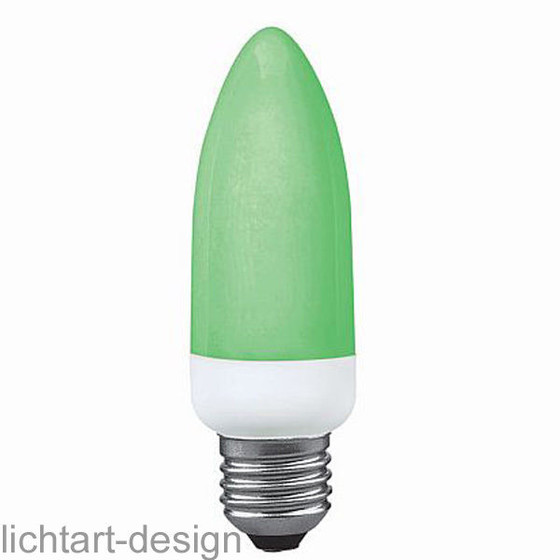 Paulmann 880.40 Energiesparlampe Kerze 5 W Leuchtmittel E27 grün
