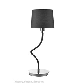 SORPETALER 225680-05 CRAZY BLACK TISCHLEUCHTE max. 40W...