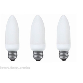 Paulmann 891.15 3 Stück Kerze Energiesparlampe 5W Warmweiß E27