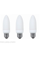 Paulmann 891.15 3 Stück Kerze Energiesparlampe 5W Warmweiß E27