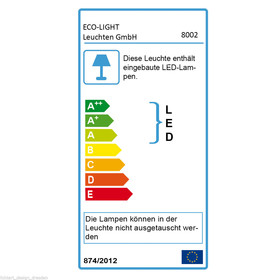 ECO LIGHT 8002 LED Einbaustrahler Set 3x1W Alu Trafo Eckig IP20