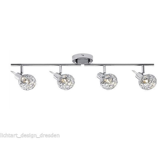 NICE PRICE 602.07 Spotlight Strahler Balken 4x33W Chrom G9 230V 60207