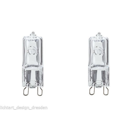 Paulmann 800.33 Halogen Stiftsockel G9 2x52W Klar 230V 80033 Leuchtmittel