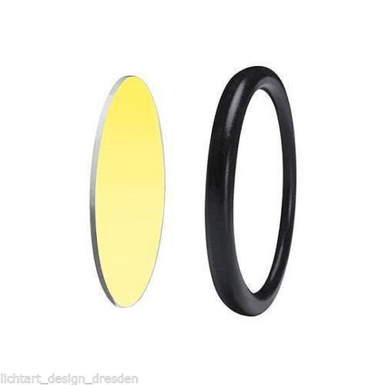 Paulmann 833.92 Disco Gelb Vorsatzscheibe mit Ring Ø 51 mm für Reflektor