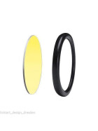 Paulmann 833.92 Disco Gelb Vorsatzscheibe mit Ring Ø 51 mm für Reflektor