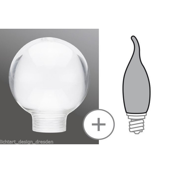 Paulmann 870.00 Deco Artikel Minihalogen Globe 60 Klar...