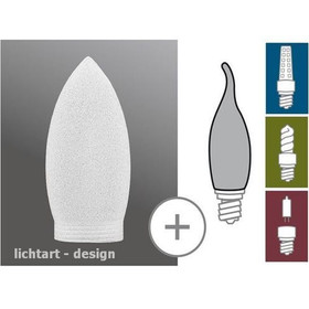 Paulmann 875.42 Energiesparlampen Deco Glas Kerze Eiskristall max.10 W