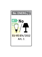 Paulmann 875.42 Energiesparlampen Deco Glas Kerze Eiskristall max.10 W