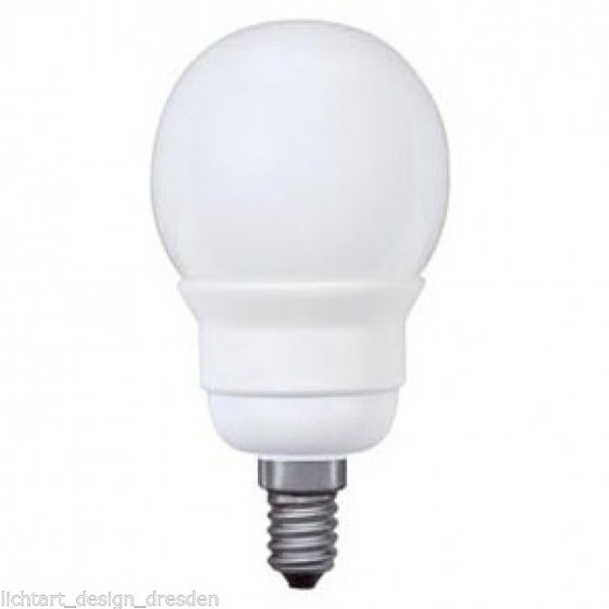 Paulmann 893.05 Miniglobe Energiesparlampe 5W Warmweiß E14 89305