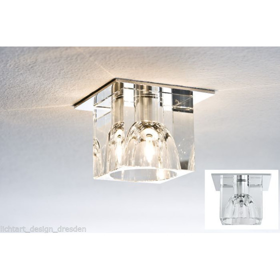 Paulmann 920.18 Quality Classy Cube Einbauleuchten Set 3x10W Klar Eckig