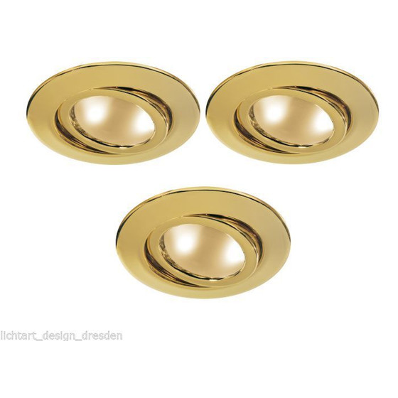 Paulmann 921.89 Einbauspot R50 Quality Line 3 x60W Gold E14 92189
