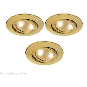 Paulmann 921.89 Einbauspot R50 Quality Line 3 x60W Gold E14 92189