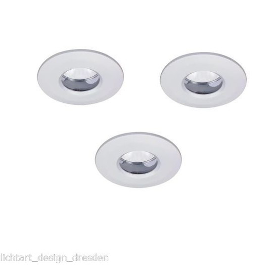 Paulmann 994.63 Profi Line IP65 Set 3 x11W Wei GU10 Einbauleuchten 230V 99463