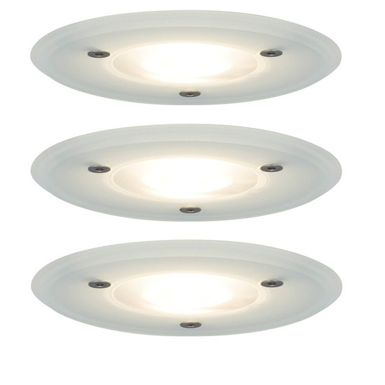 Paulmann 994.77 Deco Line Aqua Mood Einbauleuchten Set 3 x35W Glas GU5,3 IP44 99477