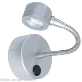 Paulmann 997.77 Galeria Herba LED Spiegelleuchte Bilderlampe 1W Titan 230V 99777