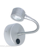 Paulmann 997.77 Galeria Herba LED Spiegelleuchte Bilderlampe 1W Titan 230V 99777