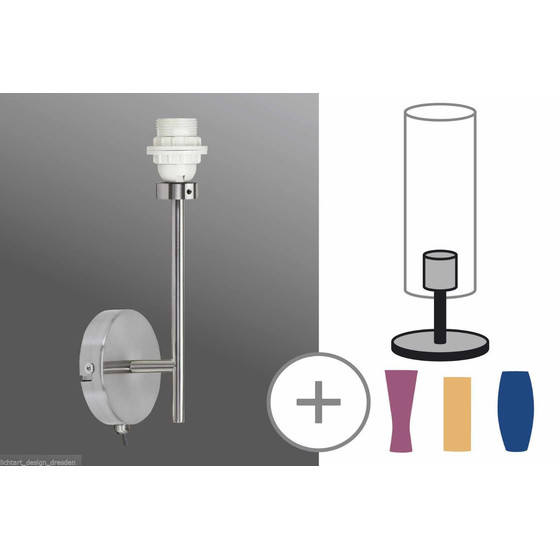 Paulmann 998.39 Living 2Easy Wandleuchte 11W Basis ESL Eisen geb. E27 230V 99838