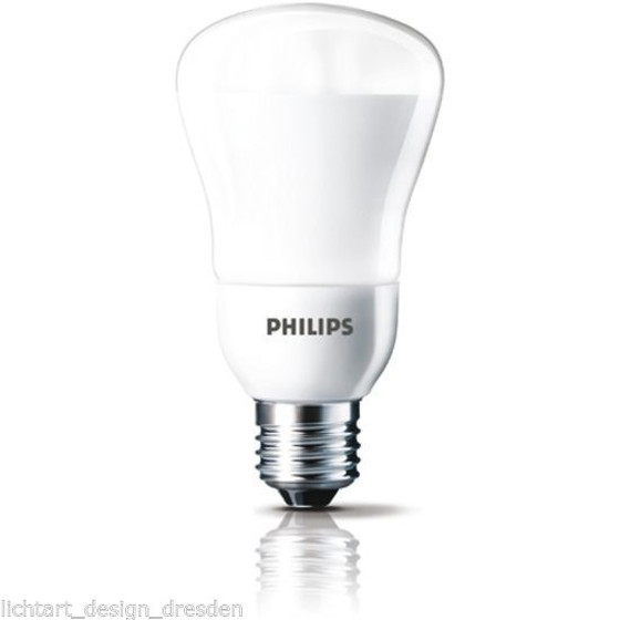 Philips 798008 Energiesparlampe E27 Reflektor 11W R63 Warmweiss