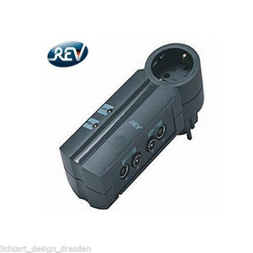 REV Ritter 141771 Supra Line TV HIFI Profi Adapter Überspannungsschutz 230V