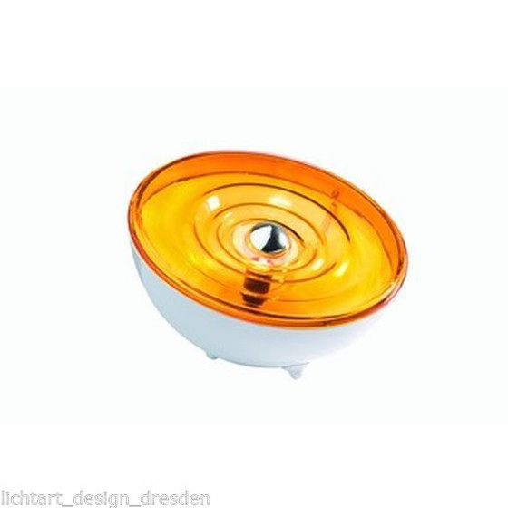 Sompex 91784 Moon Tischleuchte max. 40W Orange Metall Glas lackiert