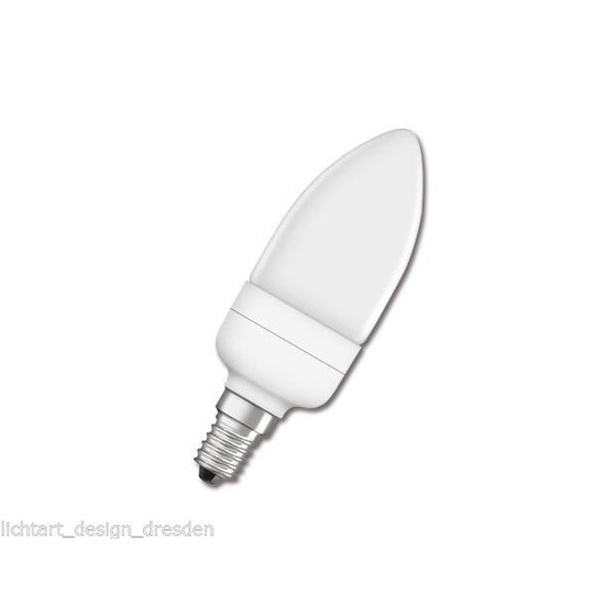 Voltolux VT6205 Kerze Energiesparlampe 5W Warmweiß E14 Energy Saver