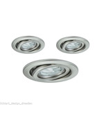 NICE PRICE 3627 EINBAULEUCHTEN SET ESL 3x9 W EISEN GEB. GU10 GÜNSTIGER