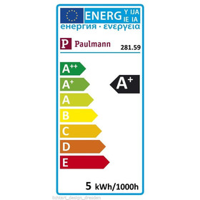 Paulmann 281.59 LED Quality Kerze 5W Warmweiß E14 230V Leuchtmittel 300lm 28159