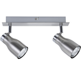 Paulmann 665.84 Meli Spotlight Strahler 2x8W ESL Nickel...