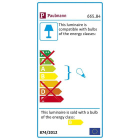 Paulmann 665.84 Meli Spotlight Strahler 2x8W ESL Nickel GU10 230V 66584