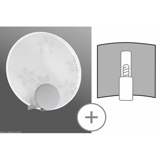 Paulmann 701.14 Decosystems Schirm Wall Light Disc Flower...