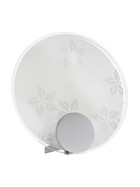 Paulmann 701.14 Decosystems Schirm "Wall Light" Disc Flower Satin max. 40W 70114