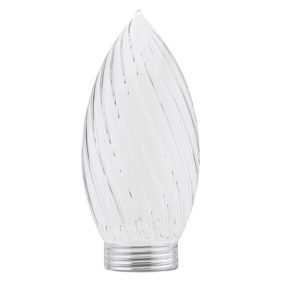 Paulmann 875.71 Deco Artikel Glas Set Minihalogen Klar gedreht Kerze Ø 38mm 42W