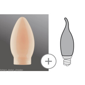 Paulmann 875.95 Deco Artikel Mini Glas Terracotta Kerze...