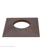 Paulmann 988.58 Profi Aufbauring Eckig für Up&Downlights Rostfarben 80x80mm