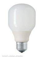 Philips 662569 Softone Energiesparlampe Leuchtmittel 8W Warmweiss E27 E-Saver 230V