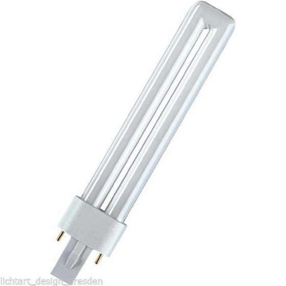 PHILIPS 703118 2-PIN PL-S ENERGIESPARLAMPE 9W WARMWEISS G23 145mm