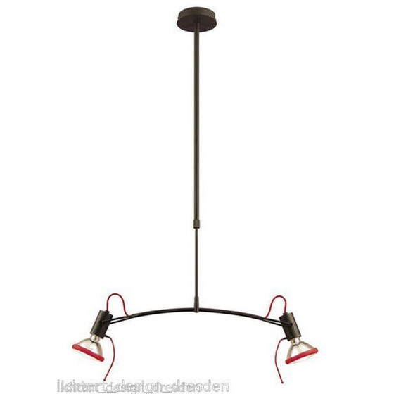 Sompex 92354 Dany P Designer Pendelleuchte E27 Hngelampe 2 x75W PAR30 Schwarz