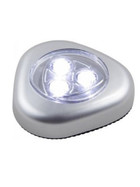 Globo Lighting 31909 LED Flashlight / Pushlight Silber 0,21W inkl. Leuchtmittel