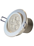 Eco Light 8009 Einbauleuchte Strahler 5x1W=ca 35W ALU 350mA Lampe Rund IP20