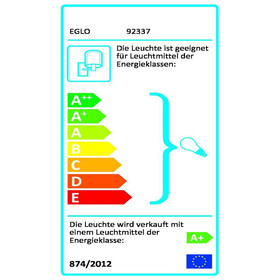 EGLO 92337 LED Avesia Outdoor Wandleuchte IP23 Weiß 2,5W Stahl Verzinkt