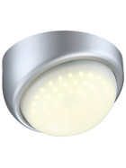 GLOBO 40009 LED Wandleuchte Kunststoff 3,12W Deckenlampe 13,3V Silber Neutralweiß