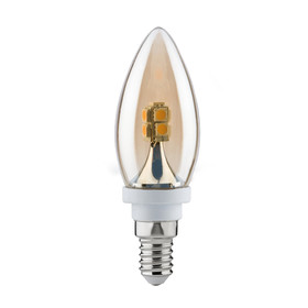 Paulmann 281.73 LED Kerze Gold 2,5W Warmweiß E14 230V