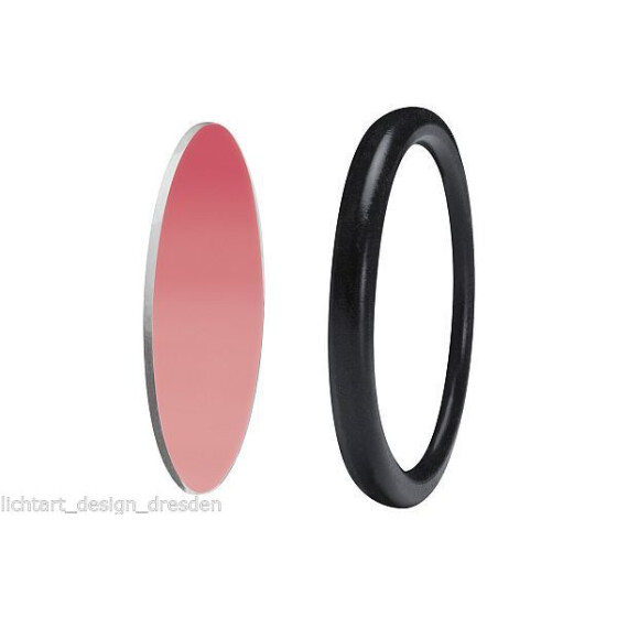 Paulmann 833.91 Disco Rot Vorsatzscheibe mit Ring Ø 51 mm für Reflektor