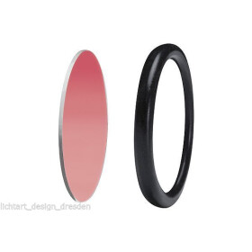 Paulmann 833.91 Disco Rot Vorsatzscheibe mit Ring...