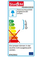 Starlicht 20000062 StarLED Bosco LED 3W Unterbauleuchte Warmweiß Schrank Weiß